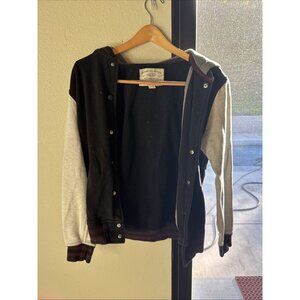 American Eagle Outfitters Vintage Button Hoodie Men’s Small -button hole see des